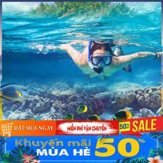 Dụng cụ lặn, Bộ kính lặn ống thở S301 cao cấp , kính lặn cường lực, ống thở van một chiều ngăn nước, Bảo hành 1 đổi 1 bởi Trademard
