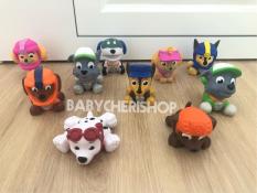 BỘ 10 CHÓ CỨU HỘ NHỰA MỀM PAWPATROL