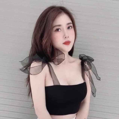 ÁO HAI DÂY RUY BĂNG XINH XẮN