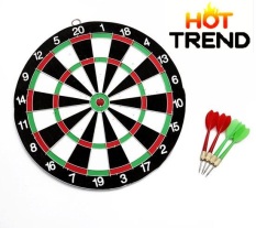 Bảng Phóng Phi Tiêu, Bộ phóng phi tiêu Chân Kim 40 Cm Sử Dụng được cả 2 mặt tặng kèm 4 phi tiêu, Office Game Dartboard Sports, Sale 50%
