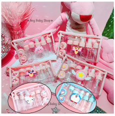 Bộ chiết mỹ phẩm du lịch 10 món hình báo hồng, heo hồng và khiên sa.ku.ra siêu siêu cute