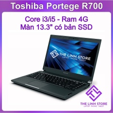 Laptop Toshiba Portege R700 13.3 inch mỏng nhẹ – Core i3 i5 có bản SSD