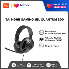 Tai nghe Gaming JBL Quantum 300 l Công nghệ JBL QuantumSOUND Signature l Phần mềm điều khiển JBL QuantumENGINE PC l Driver 50mm l HÀNG CHÍNH HÃNG