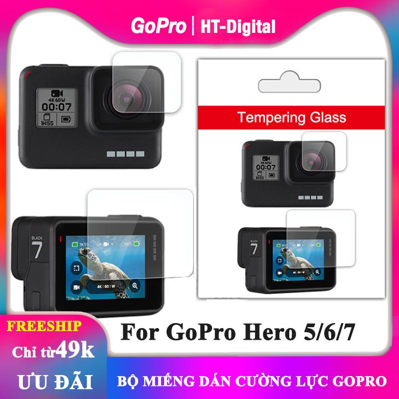 Bộ 2 Miếng Dán Cường Lực Cho GoPro Hero 5 Hero 6 Hero 7