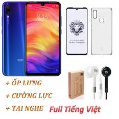 Xiaomi Redmi Note 7 Ram 3GB 32GB (Xanh) Có Tiếng Việt + Ốp lưng + Cường lực 5D Full màn + Tai nghe ShopOnline24- Hàng Nhập Khẩu