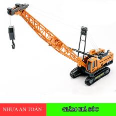 Mô hình xe đồ chơi, xe cần cẩu chờ hàng kích thước lớn, chất liệu nhựa an toàn cho bé