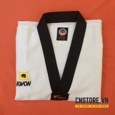 Võ Phục Taekwondo Cổ Đen Kwon Kim Cương Siêu Nhẹ Mát Mẻ