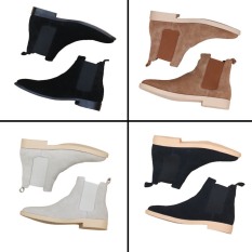 [ 5 màu ] Chelsea Boots da lộn, phù hợp phối với quần jeans công sở