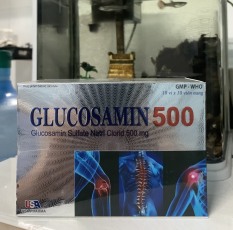 Glucosamin 500 Hỗ trợ hình thành các mô sụn và tăng tiết dịch khớp hộp 100 viên, sản phẩm có nguồn gốc xuất xứ rõ ràng, đảm bảo chất lượng, dễ dàng sử dụng