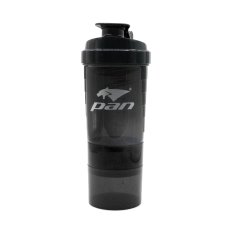 Bình nước tập gym 3 ngăn shaker tiện dụng 500ml Pan