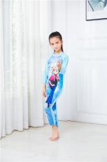 Đồ bơi bé gái liền thân công chúa Elsa (dài tay)