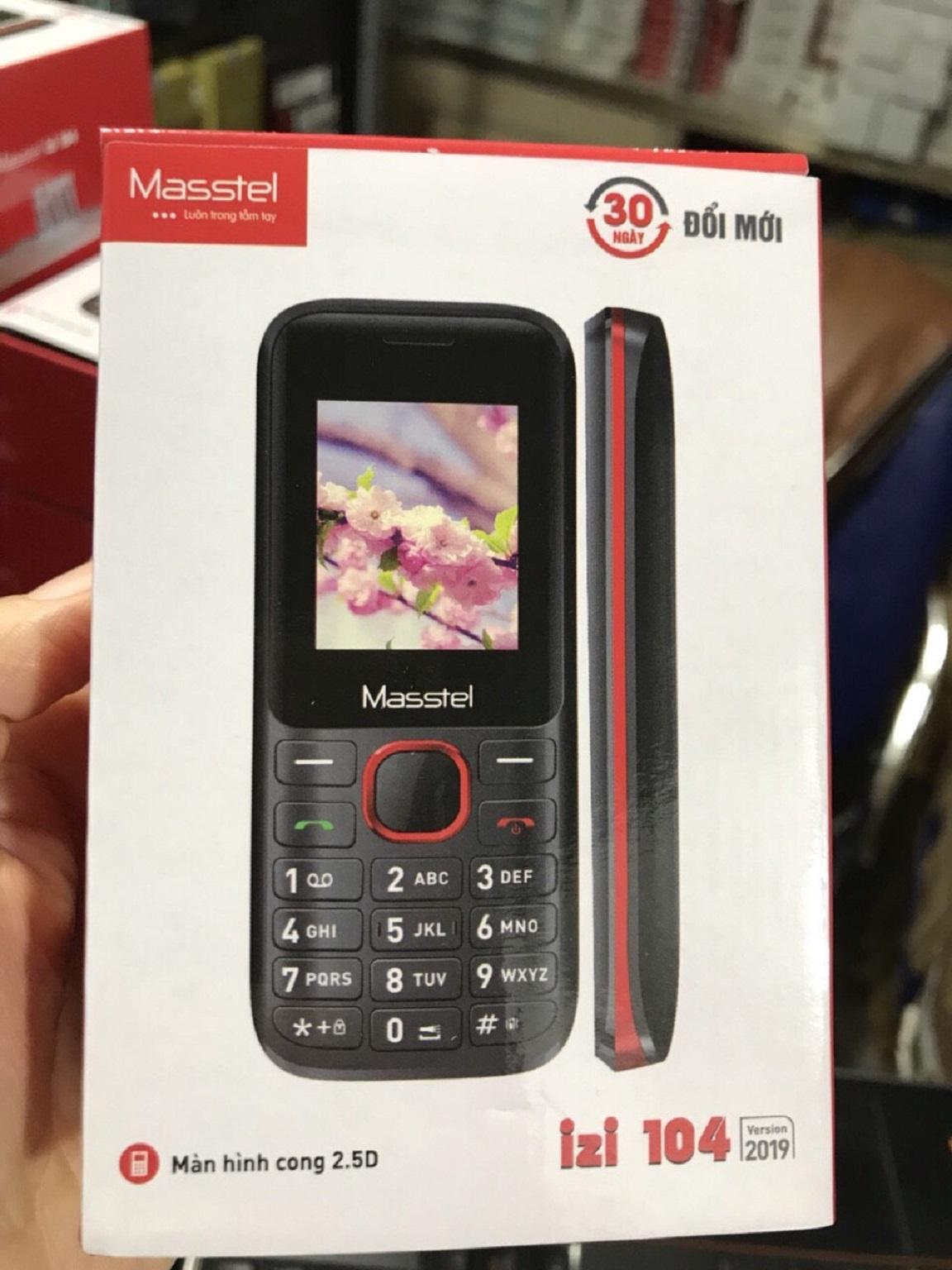Điện thoại Masstel izi 104 loa to phông chữ to Bảo hành 12 tháng
