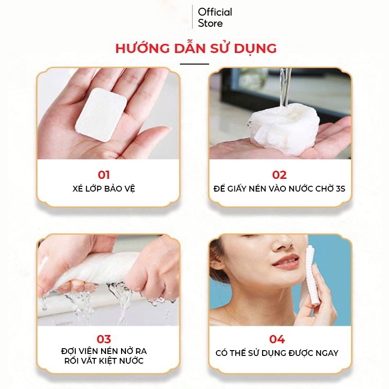 Khăn tắm viên nén du lịch (70x140cm) dùng một lần, Khăn tắm cotton tiện lợi Nguyễn Gia group Cao Đạt...