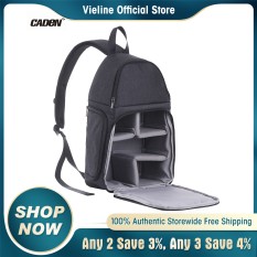 Máy Ảnh Caden D15 Camera Sling Ba Lô Đơn Vai Túi Đựng Túi Cho Máy Ảnh 3 Ống Kính Cho Miếng Lót Flash Chân Máy /Monopod