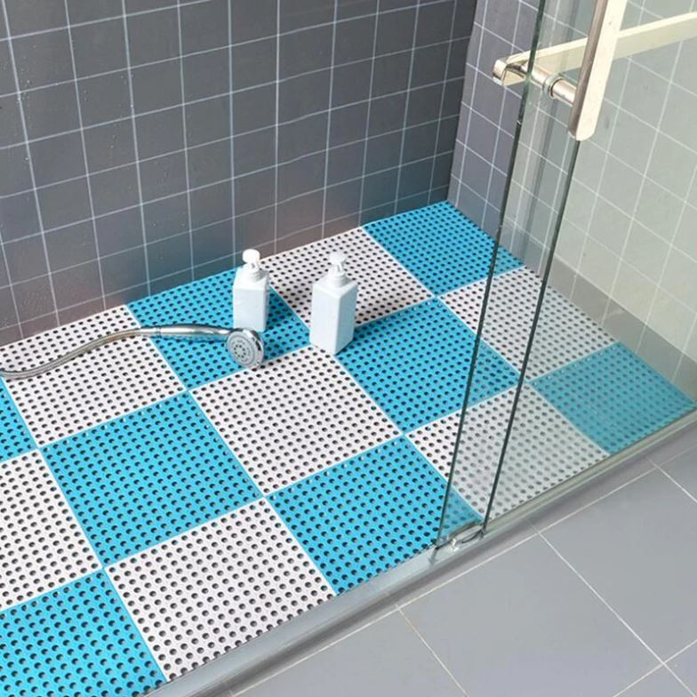 Tấm Thảm Nhựa Kháng Khuẩn Chống Trơn Trượt Nhà Tắm Nhà Vệ Sinh( 30x30cm một tấm). Thảm trải sàn nhựa...