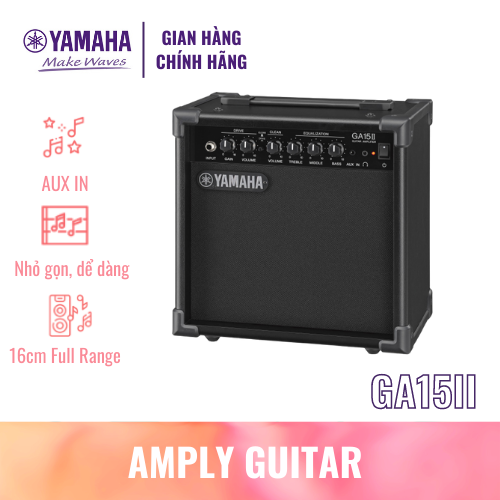 Amply Guitar YAMAHA GA15II – Thiết kế gọn nhẹ, bảo hành chính hãng 12 tháng