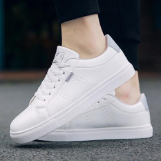 Giày thể thao nam trắng ghi chuẩn hàn quốc – Giày sneaker xu thế thời trang mới – 0018