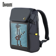 （（Một pin dự phòng 10000mAh miễn phí））Balo DIVOOM Pixoo Backpack-M, có hiển thị màn hình LED, ngăn chứa Laptop 15inch