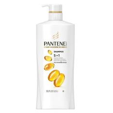 Dầu gội Pantene làm mượt tóc với Pro Vitamin B5 Complex Pantene Advanced Care Shampoo 5 in 1 dung tích 1.13L – Hàng nhập Mỹ đường air