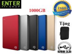 [Nhập ELAPR21 giảm 10% tối đa 200k đơn từ 99k]Ổ cứng di động 1Tb Seagate Backup Plus Slim 2.5inch USB 3.0 + Tặng túi bảo vệ