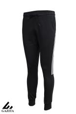 Quần jogger thể thao nam màu đen hai sọc trắng Gazita GA03. Quần jogger nam mềm mịn, thấm hút mồ hôi, thoáng mát. Quần jogger thể thao nam Gazita hàng Việt Nam chất lượng cao