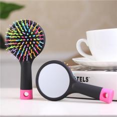 Lược chải tóc Rainbow kèm gương 2IN1 – phụ kiện tóc giá rẻ – Lavy Store