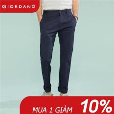 Quần dài nam form slim thiết kế đơn giản trẻ trung Giordano quốc tế 01119007