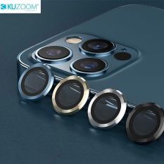 Bộ 3 Kính Cường Lực Viền Camera Protect Lens Kuzoom Chống Trầy Xướt Dùng Cho iPhone iPhone 13/ 13 Pro/ 13 Pro Max hiệu Kuzoom