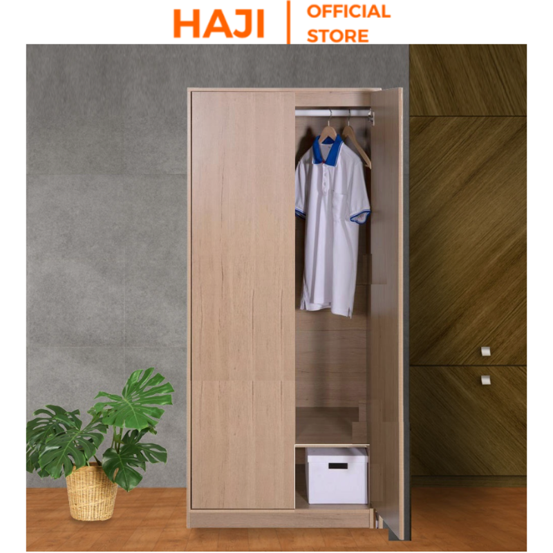 Tủ quần áo cánh mở hiện đại gỗ MDF cao cấp chống ẩm bên trong chia tầng giúp dễ dàng lưu trữ thương hiệu HAJI