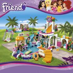 Bộ lắp ráp lego kiểu friends Bể bơi thành phố và mùa hè của Martina