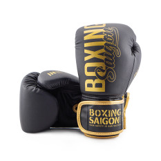 Găng tay Boxing Saigon Inspire – Black/Gold