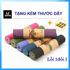 THẢM TẬP YOGA TPE 2 LỚP 6MM CHỐNG TRƠN TRƯỢT