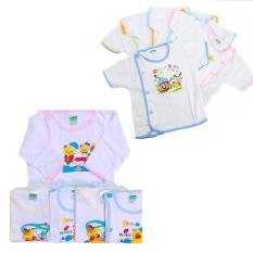 Áo Sơ Sinh Cho Bé – 5 Áo Tay Ngắn + 05 Áo Tay dài