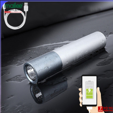 Đèn Pin Led Siêu Sáng Mini Có Sạc USB Có Hỗ Trợ Sạc Dự Phòng Lại Cho Điện Thoại Khẩn Cấp – Hàng Chính Hãng