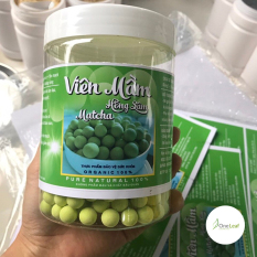 1 hũ 500gram Viên Mầm đậu nành hồng sâm Matcha – tăng vòng 1, đẹp da (có giấy chứng nhận vệ sinh an toàn thực phẩm) L937
