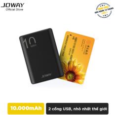 Pin sạc dự phòng 10.000mAh nhỏ số 1 thế giới, siêu nhẹ Joway JP191 – Hãng phân phối chính thức