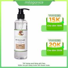 Dầu dừa ép lạnh tinh khiết 3 dưỡng da – tóc môi MILAGANICS 250ml