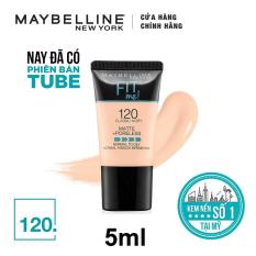 KEM NỀN MAYBELLINE FITME MATTE PORELESS FOUNDATION TUBE MINI 5ML