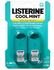 Combo 02 Chai Xịt Thơm Miệng Diệt Khuẩn Tối Đa LISTERINE (USA)
