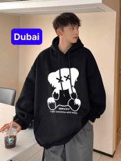 ÁO KHOÁC HOODIE NAM NỮ UNISEX CHẤT NỈ GẤU EMPATHY CHỐNG LẠNH NẮNG, NÓNG THU ĐÔNG HÈ VẢI DÀY PHOM FROM RỘNG XÍN SÒ – DUBAI FASHION