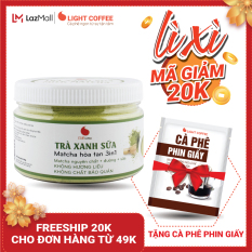 [TẶNG CÀ PHÊ PHIN GIẤY] Bột trà xanh sữa , matcha sữa , matcha chính hãng Nhật Bản, thơm ngon , tiện lợi , đặc biệt không hương liệu , sản phẩm bán chạy , hũ 230g