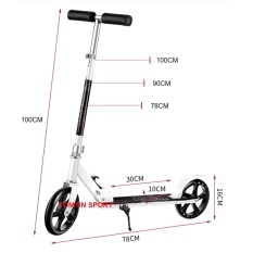 Xe scooter cỡ lớn cho thiếu niên và người lớn chịu tải đến 100kg, quà tặng sinh nhật và giáng sinh ý nghĩa TOTMTIN SPORT