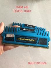 RAM Máy tính bàn Corsair VENGEANCE 4GB DDR3 Bus 1600Mhz có tản nhiệt.