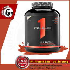 Sữa Dinh Dưỡng Tăng Cơ RULE 1 R1 Protein 5Lbs (2.3 KG)