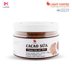 Bột cacao sữa 3in1 GreenD Food – Hũ 230gr từ Light Coffee