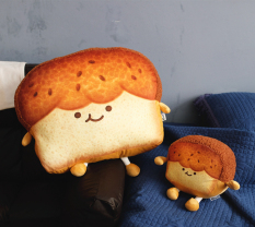 Gấu Bông Bánh Mì Nướng Mèo Biểu Cảm Meo Cat