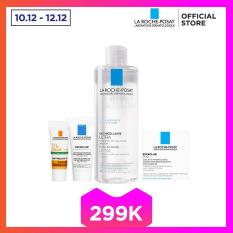 Bộ sản phẩm nước tẩy trang làm sạch sâu giàu khoáng dành cho da nhạy cảm La Roche Posay Micellar Water Ultra Sensitive Skin 400ML