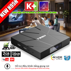 Box tivi android, tivi box, tv box xem phim 4k, bộ nhớ 16G, ram 2G, android 10.0 mới nhất, tặng tài khoản FLYSHARK miễn phí xem nhiều kênh truyền hình trong nước, bảo hành 12 tháng T95H