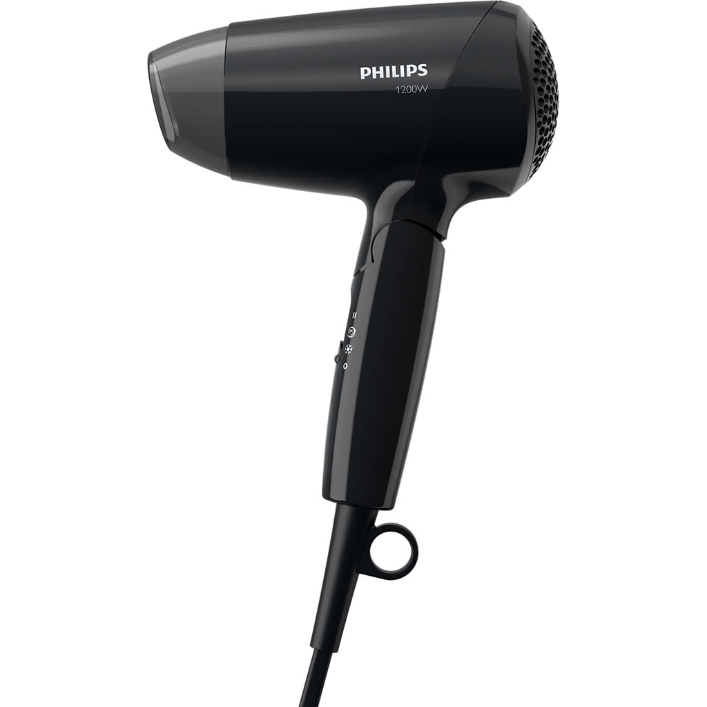 Máy sấy tóc Philips BHC010/10 Đen - 1200W + 2 Tốc Độ Sấy + Sấy Mát - Hàng Phân Phối...