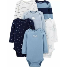 Body chip dài tay cho bé sơ sinh chất liệu cotton (0-12kg)